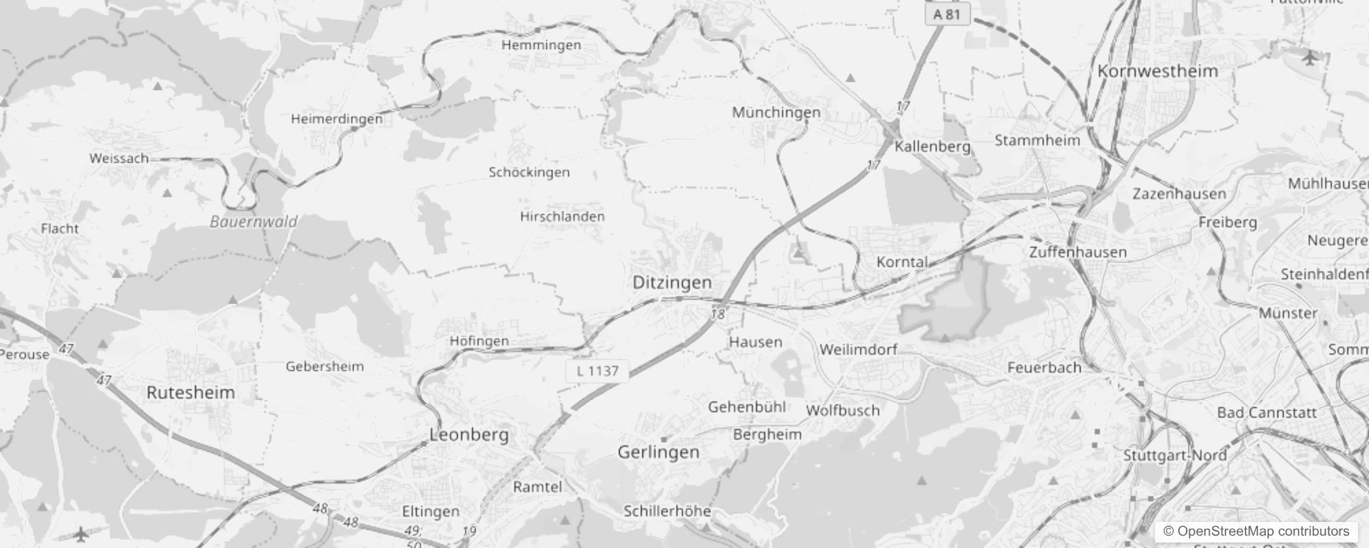 Bild von Stadtteile in Ditzingen