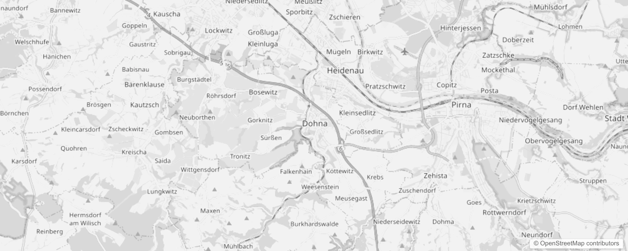 Bild von Stadtteile in Dohna