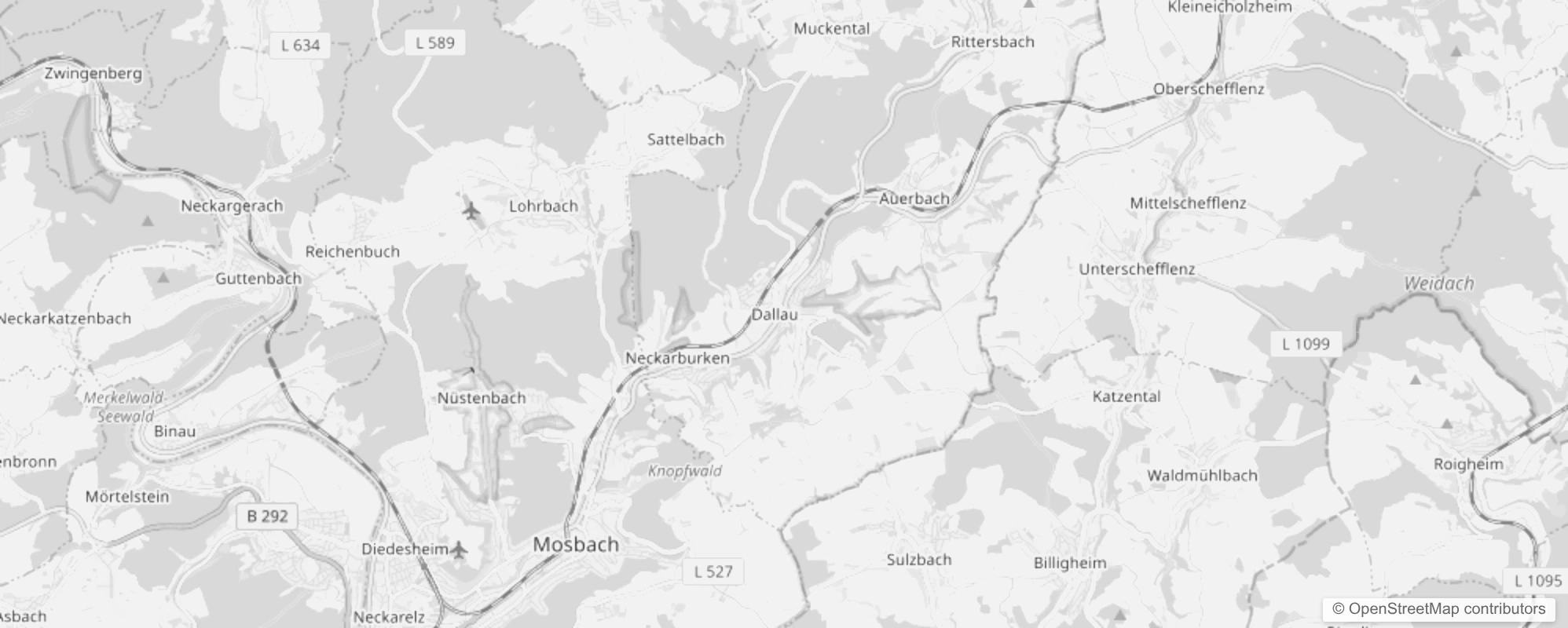 Bild von Stadtteile in Elztal