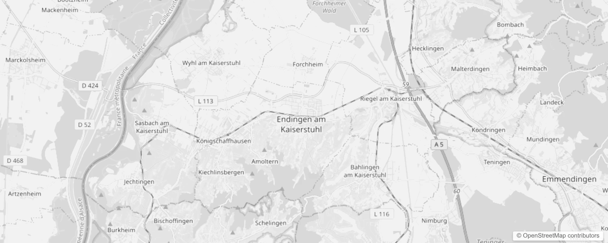 Bild von Stadtteile in Endingen am Kaiserstuhl