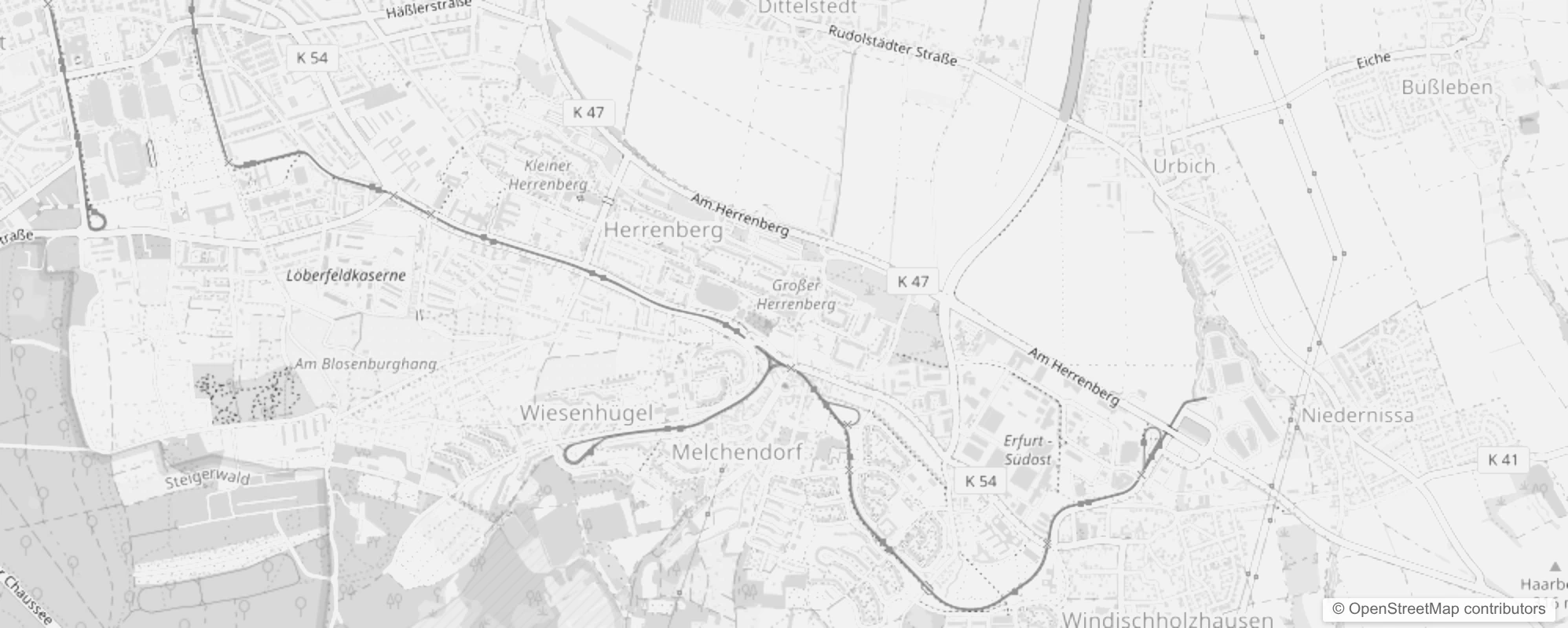 Bild von Erfurt Herrenberg/Wiesenhügel/Melchendorf