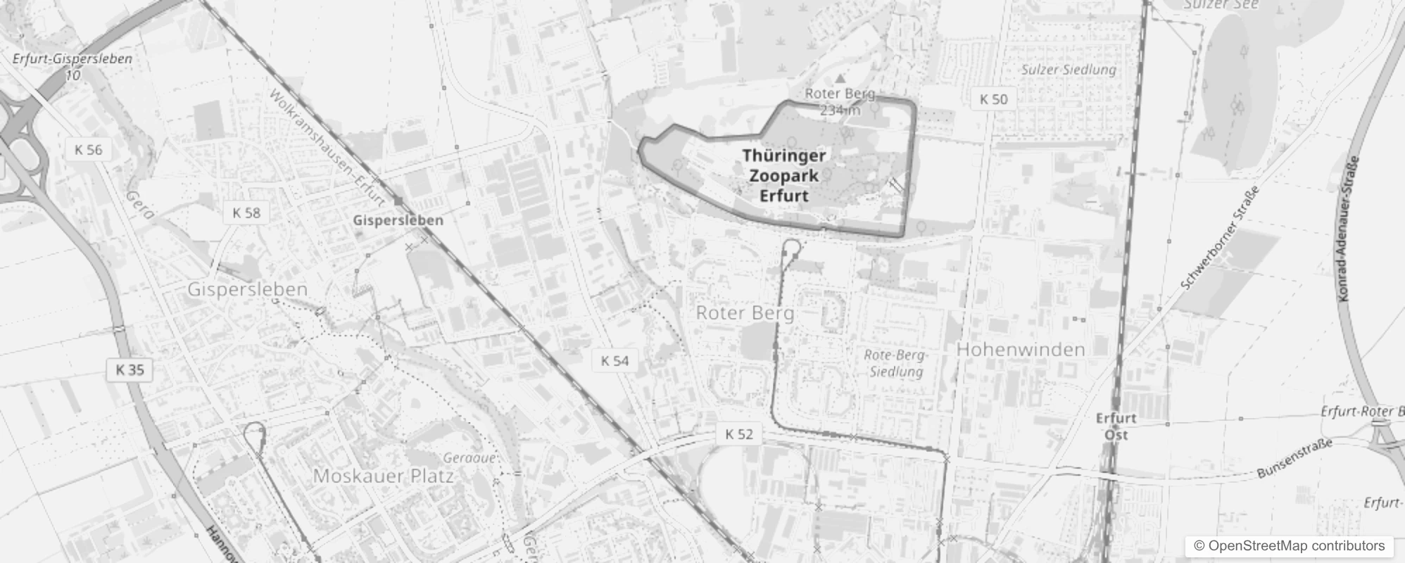 Bild von Erfurt Sulzer S./Roter Berg/Hohenw.