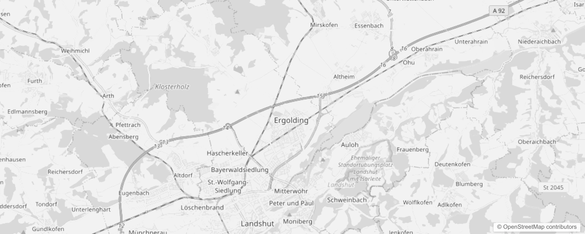 Bild von Stadtteile in Ergolding