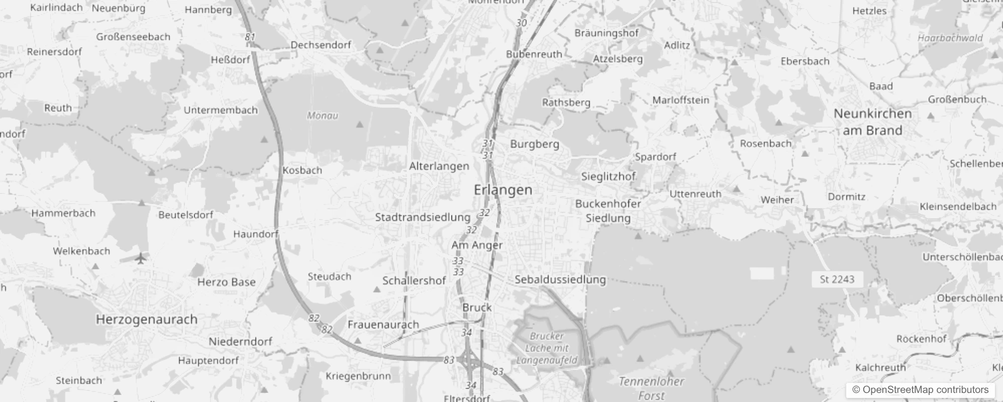 Bild von Stadtteile in Erlangen