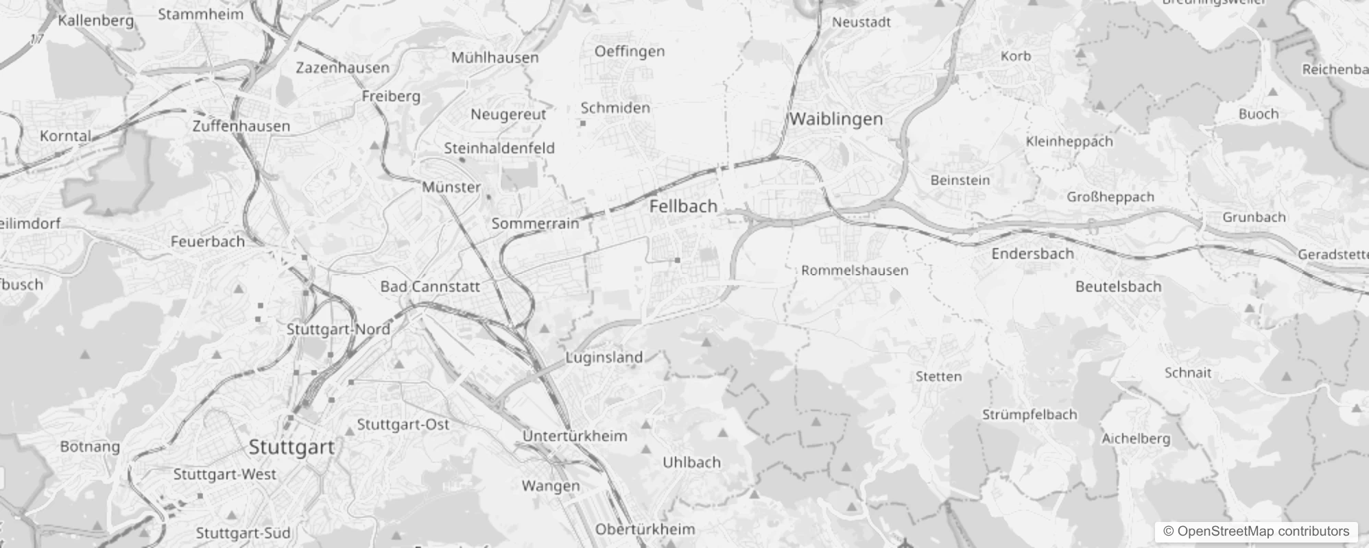 Bild von Stadtteile in Fellbach