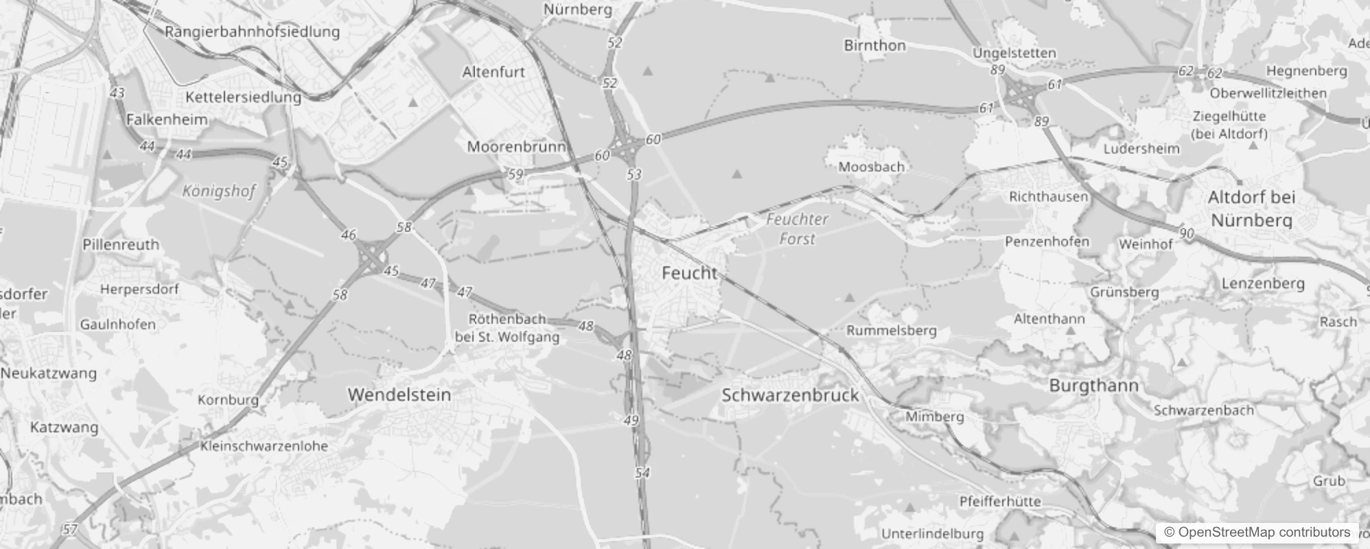 Bild von Stadtteile in Feucht