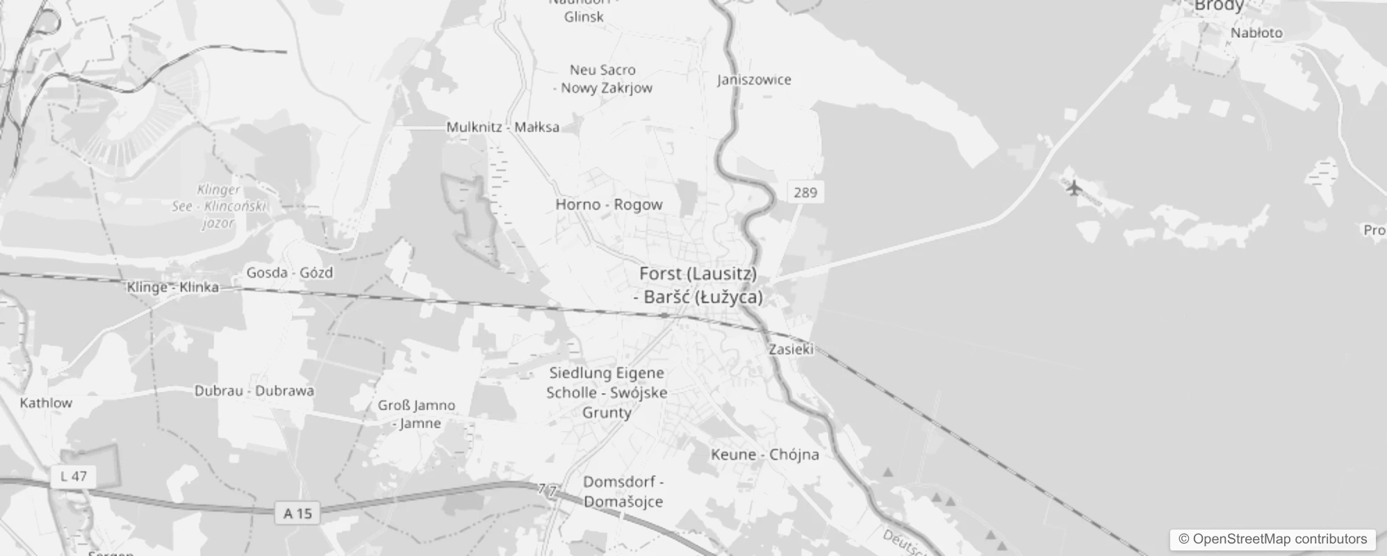 Bild von Stadtteile in Forst (Lausitz)