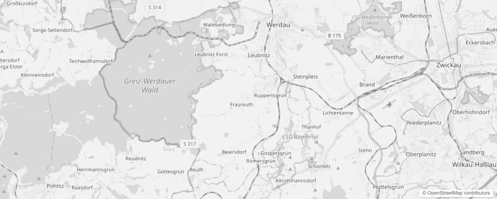 Bild von Stadtteile in Fraureuth