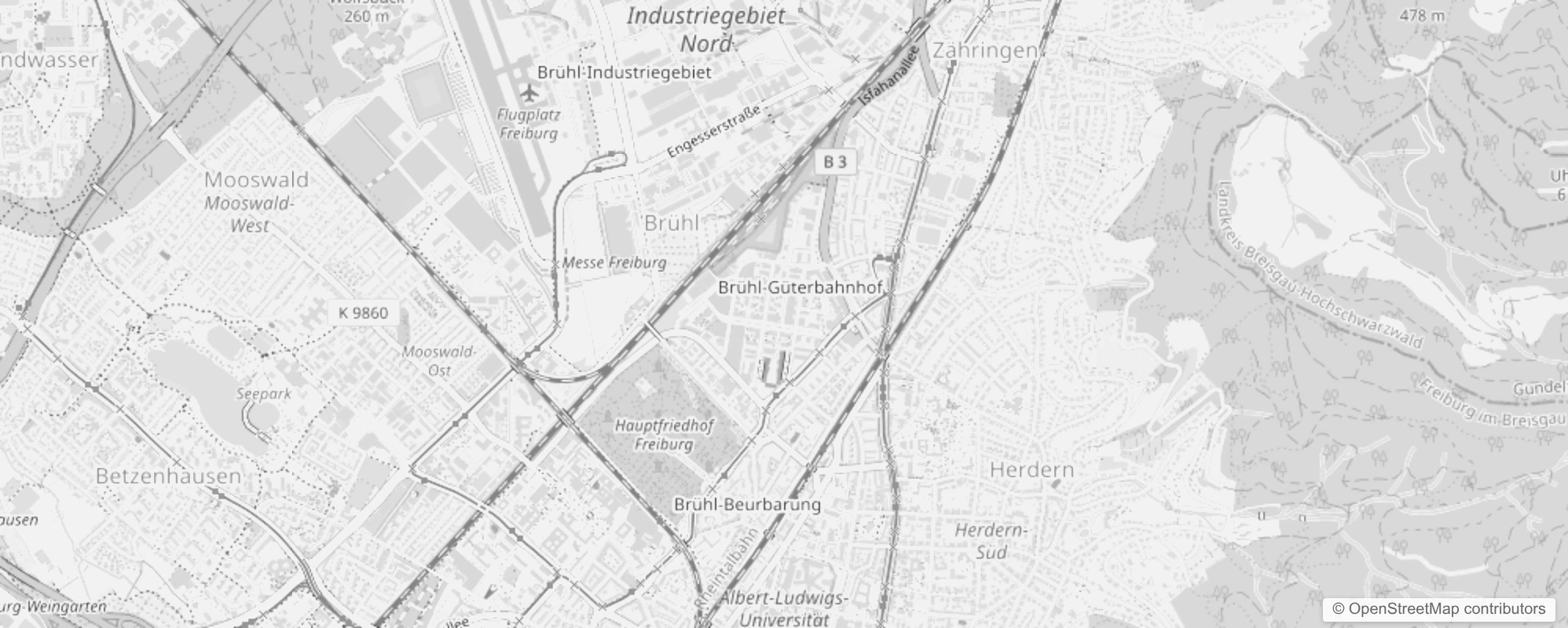 Bild von Freiburg im Breisgau Brühl