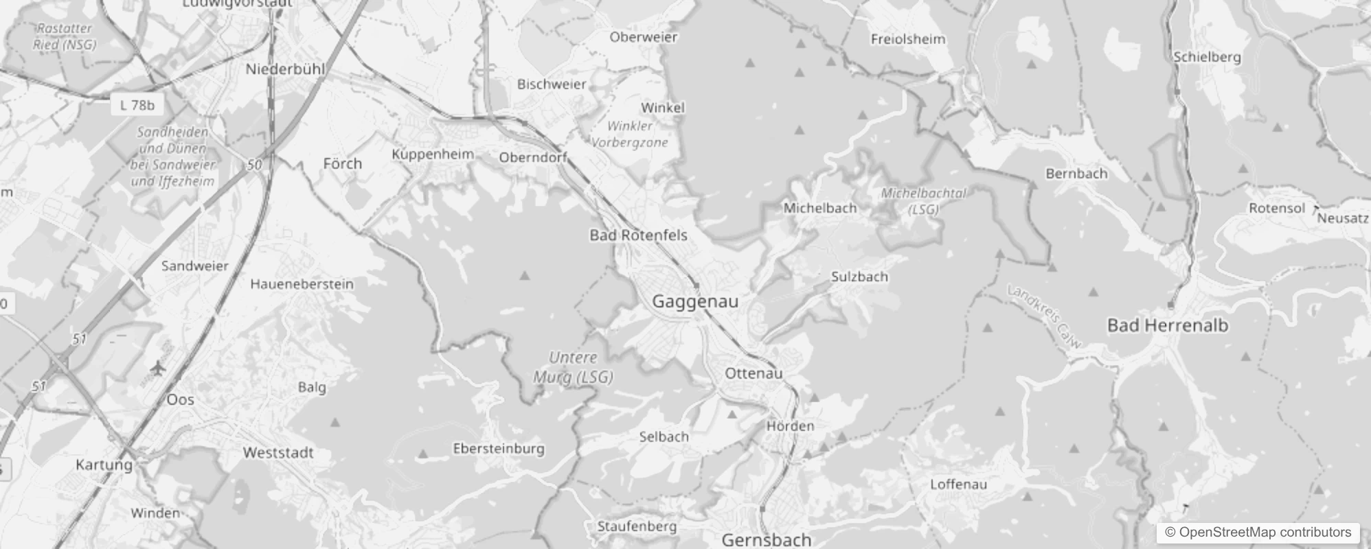 Bild von Stadtteile in Gaggenau