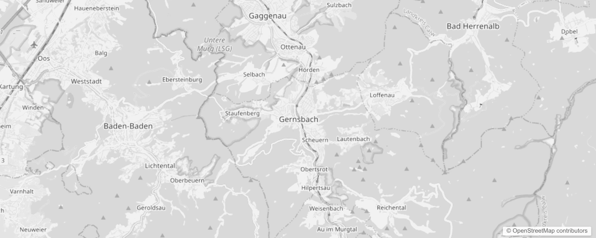 Bild von Stadtteile in Gernsbach