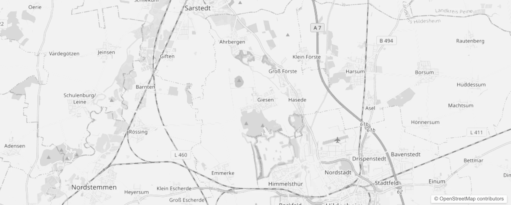 Bild von Stadtteile in Giesen