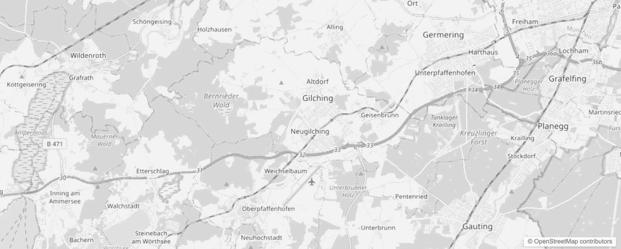 Bild von Stadtteile in Gilching