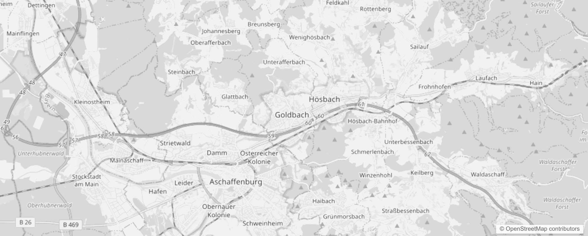 Bild von Stadtteile in Goldbach