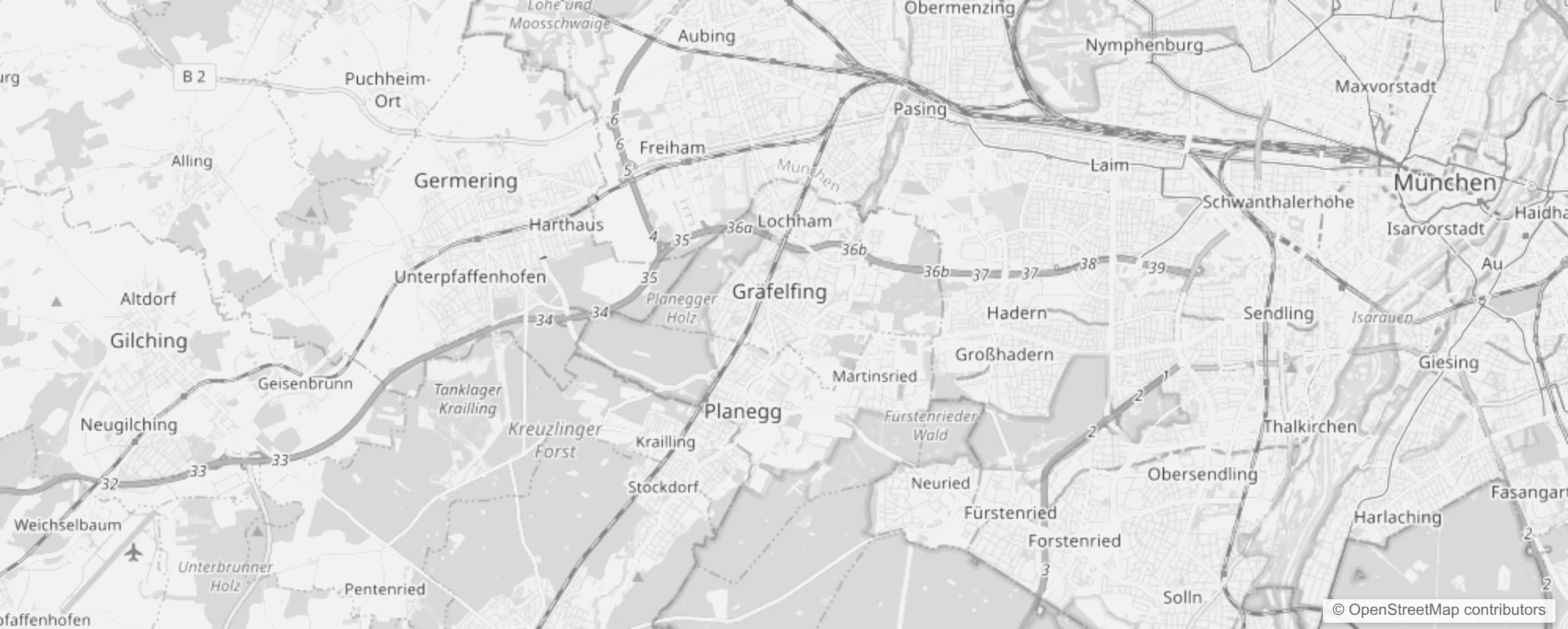 Bild von Stadtteile in Gräfelfing