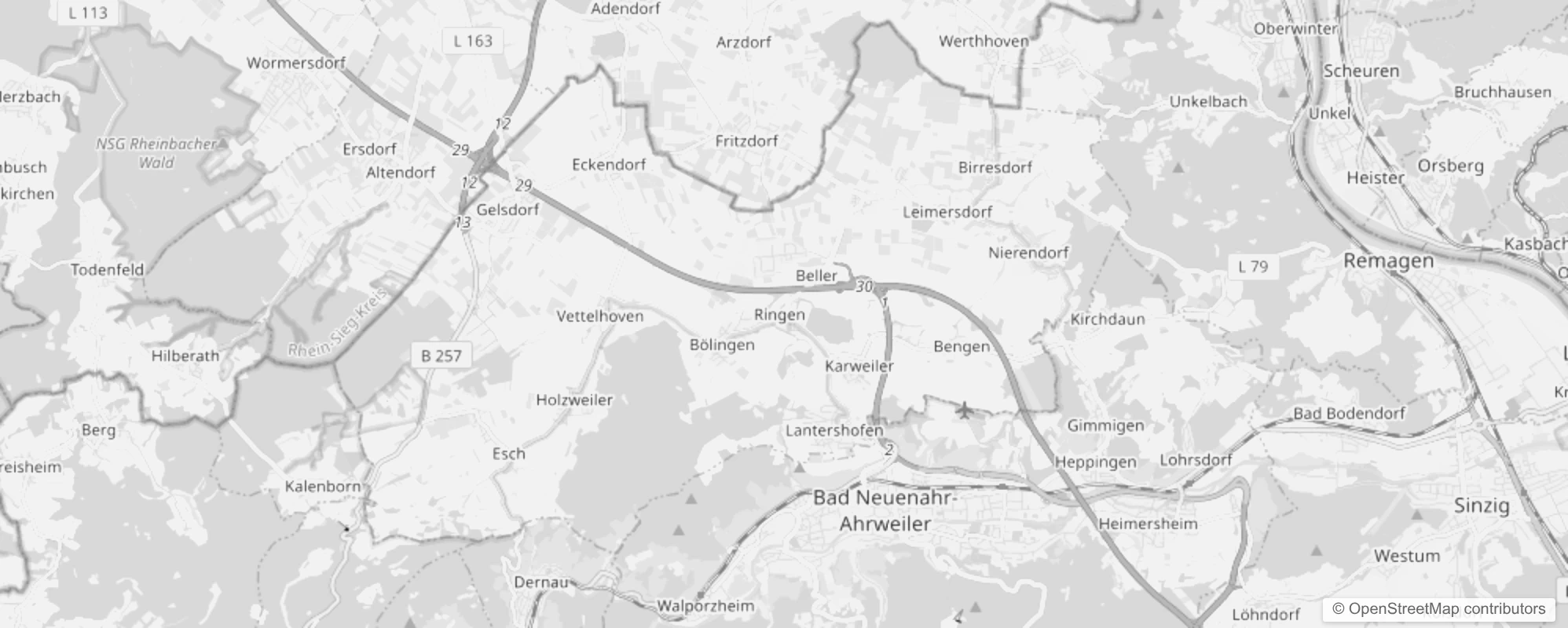 Bild von Stadtteile in Grafschaft