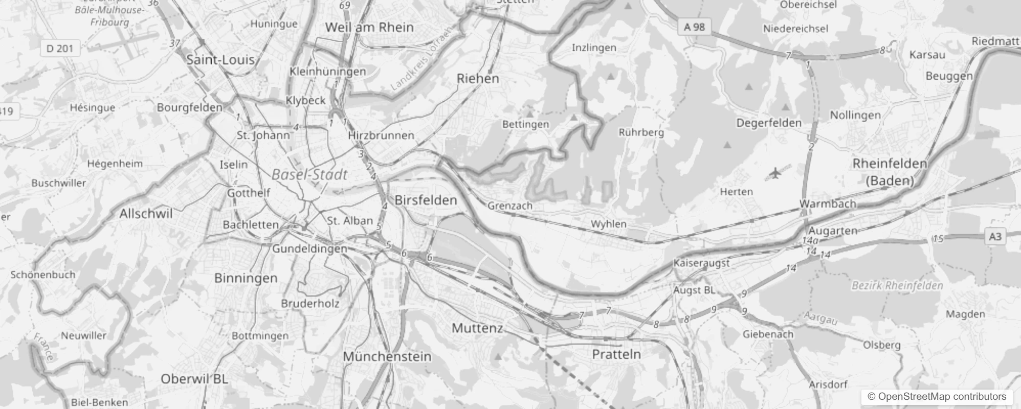 Bild von Stadtteile in Grenzach-Wyhlen