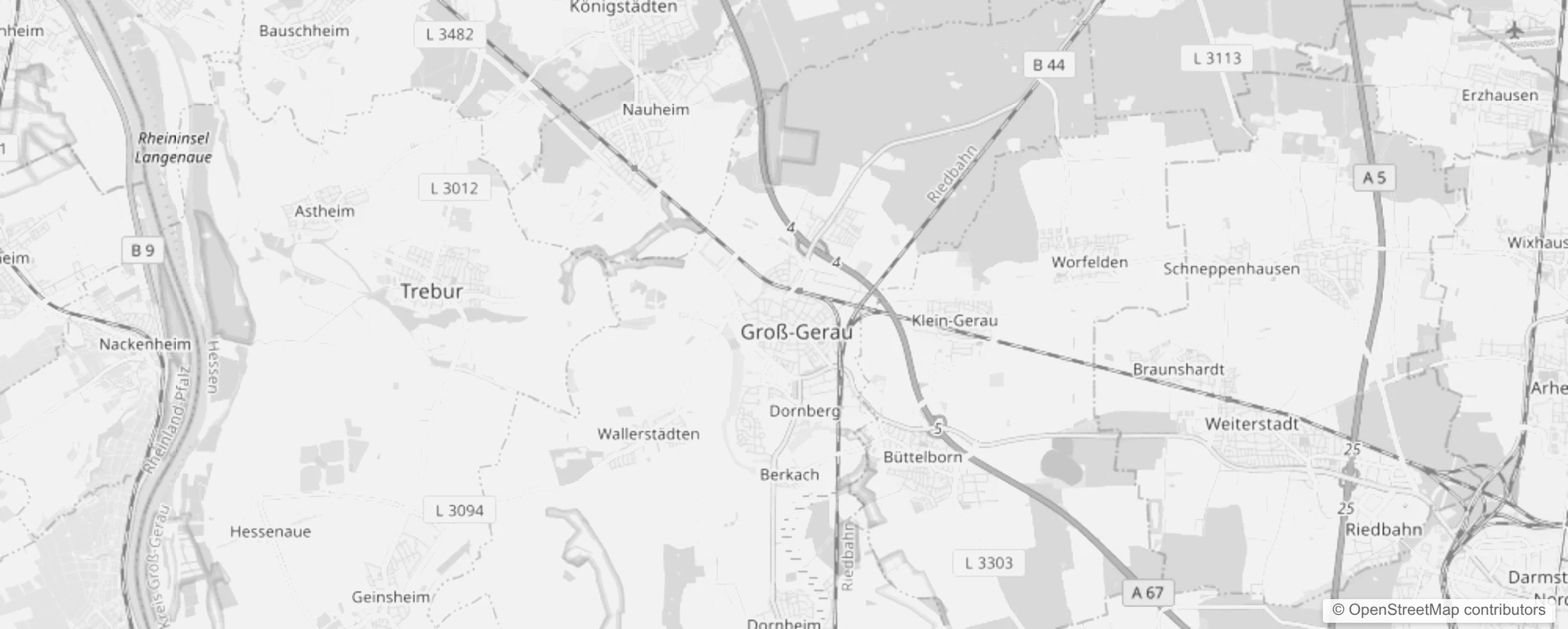 Bild von Stadtteile in Groß-Gerau