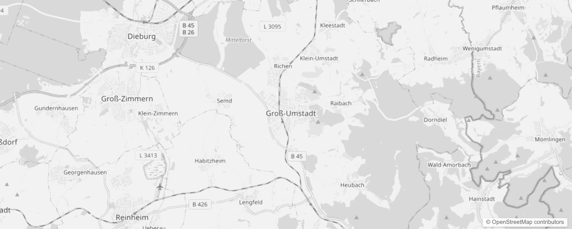 Bild von Stadtteile in Groß-Umstadt