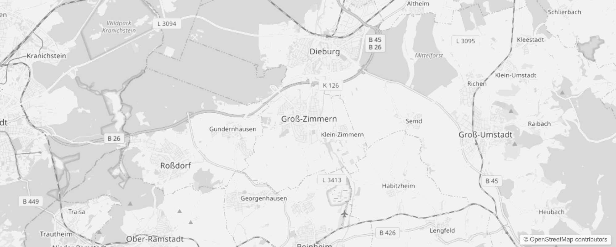 Bild von Stadtteile in Groß-Zimmern