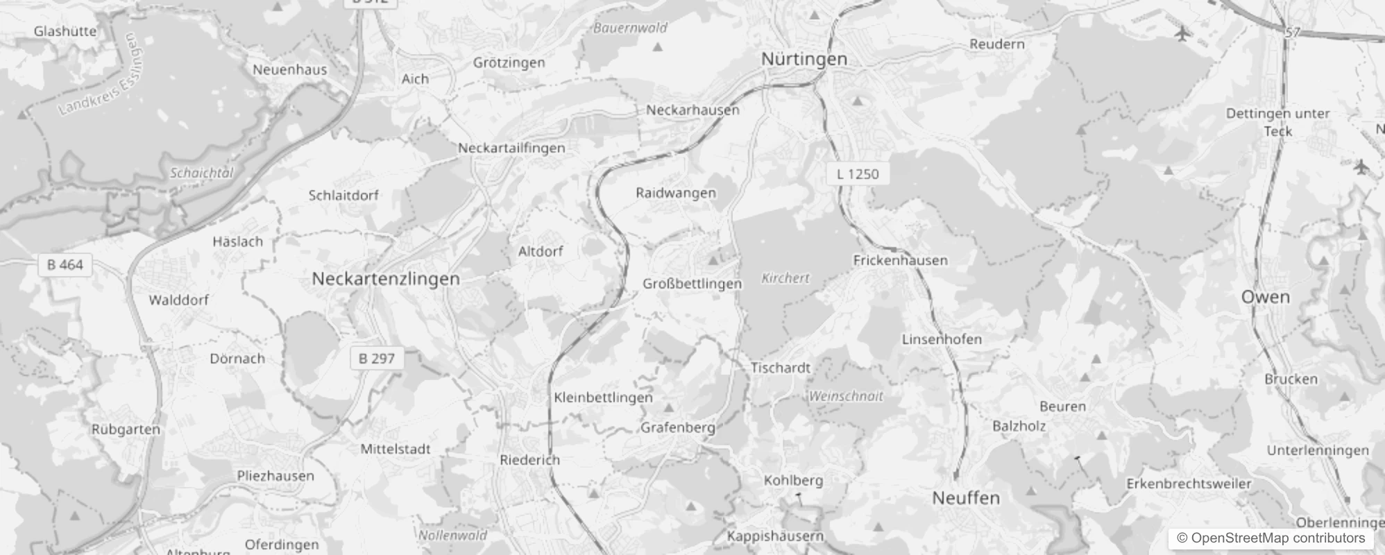 Bild von Stadtteile in Großbettlingen