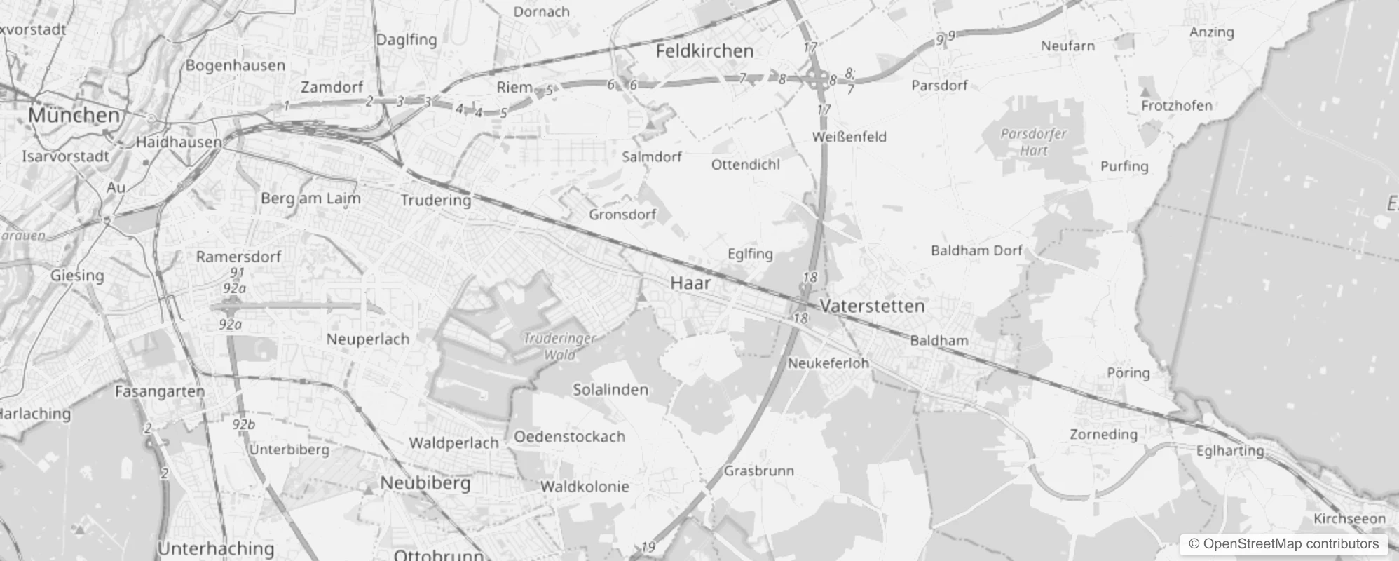 Bild von Stadtteile in Haar