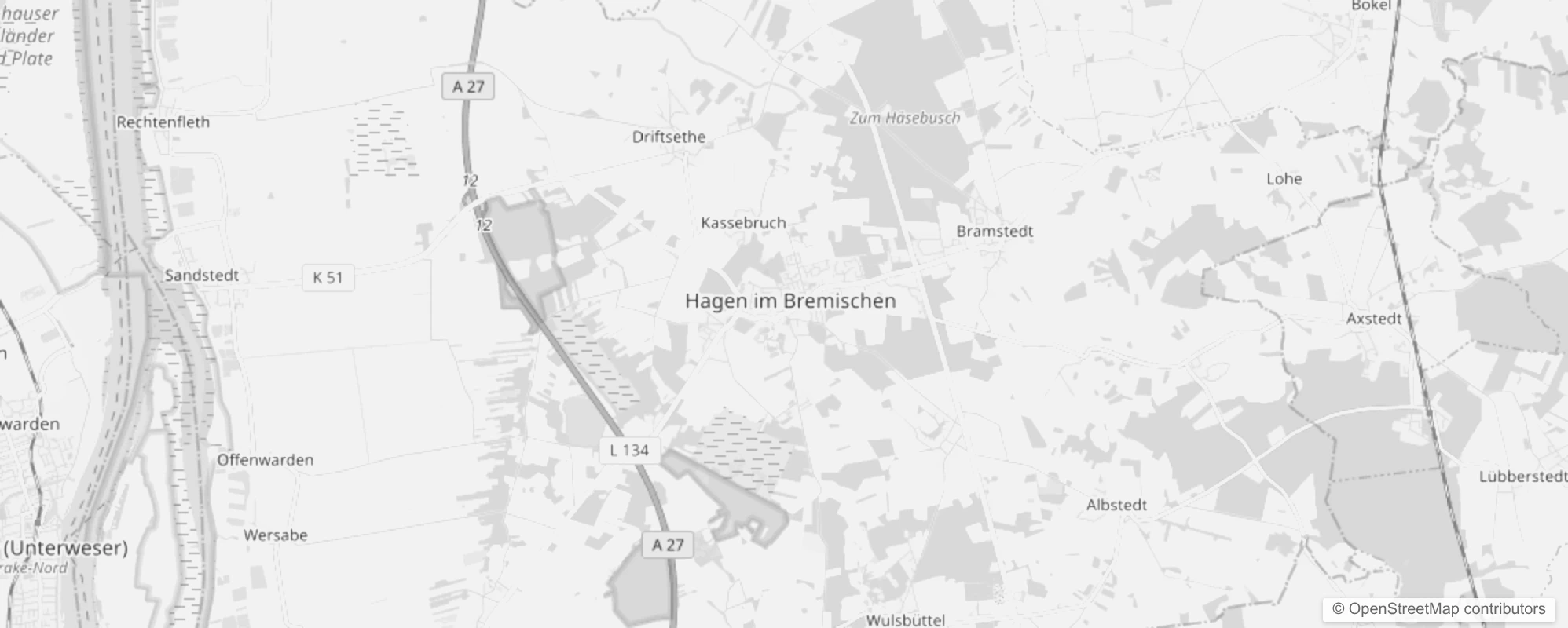 Bild von Stadtteile in Hagen im Bremischen