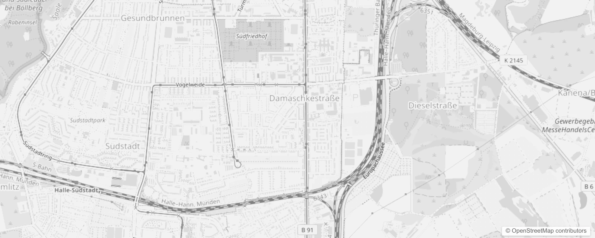 Bild von Halle (Saale) Damaschkestraße