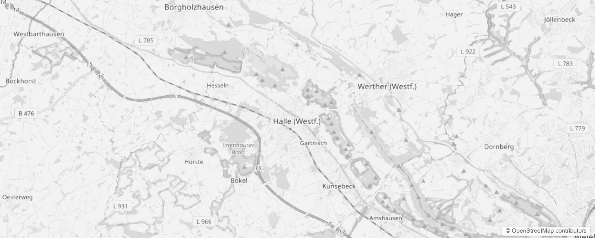 Bild von Stadtteile in Halle (Westfalen)