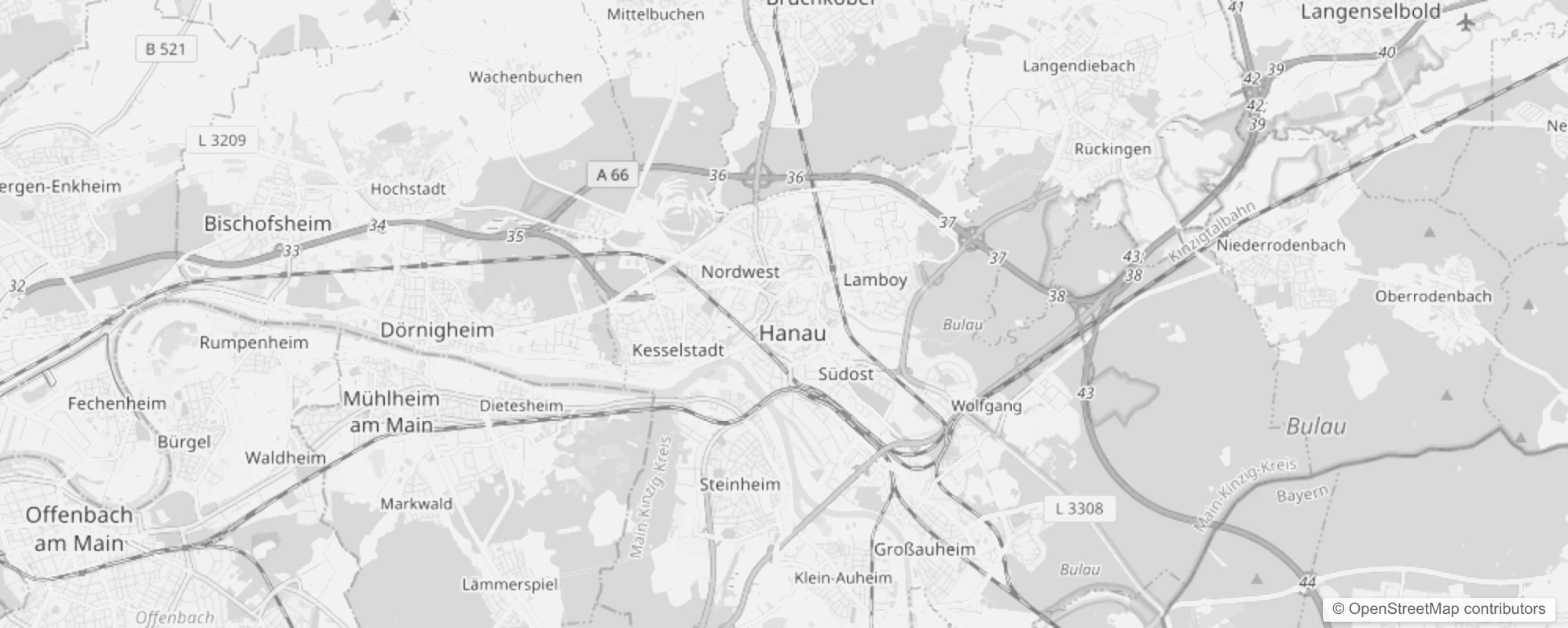 Bild von Stadtteile in Hanau