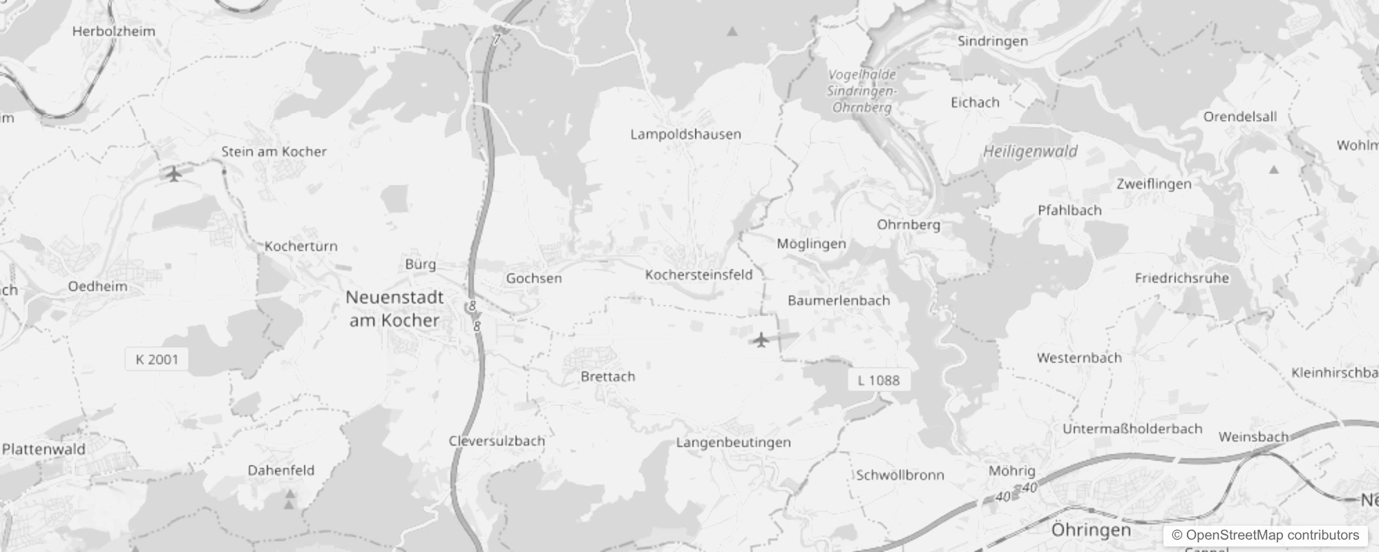 Bild von Stadtteile in Hardthausen am Kocher