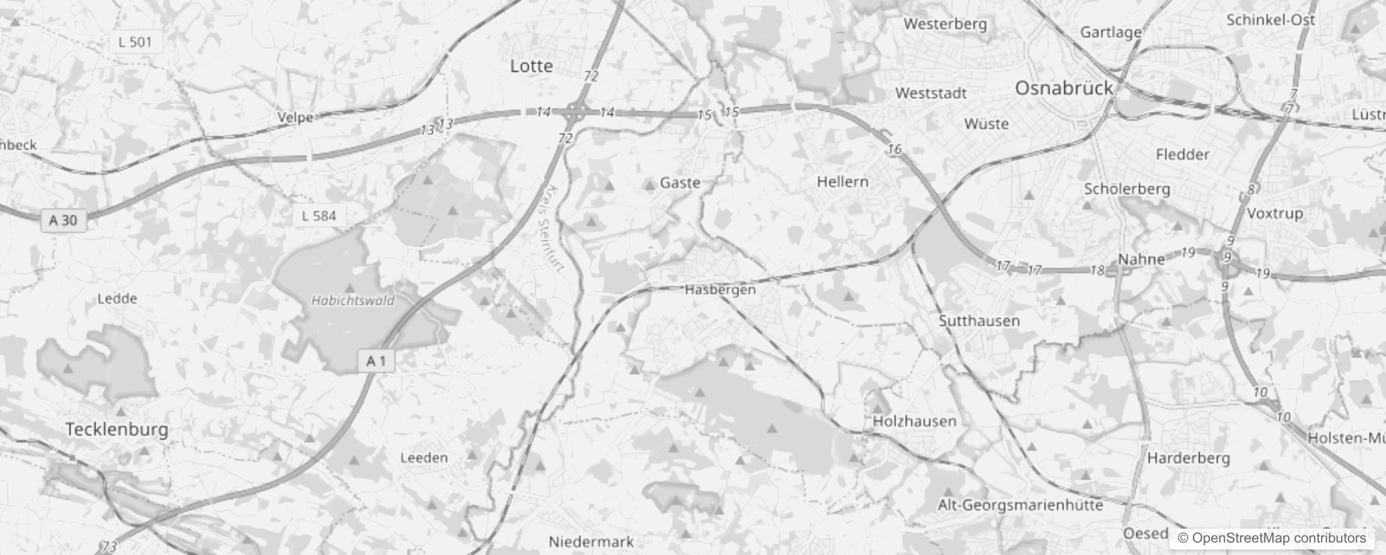 Bild von Stadtteile in Hasbergen