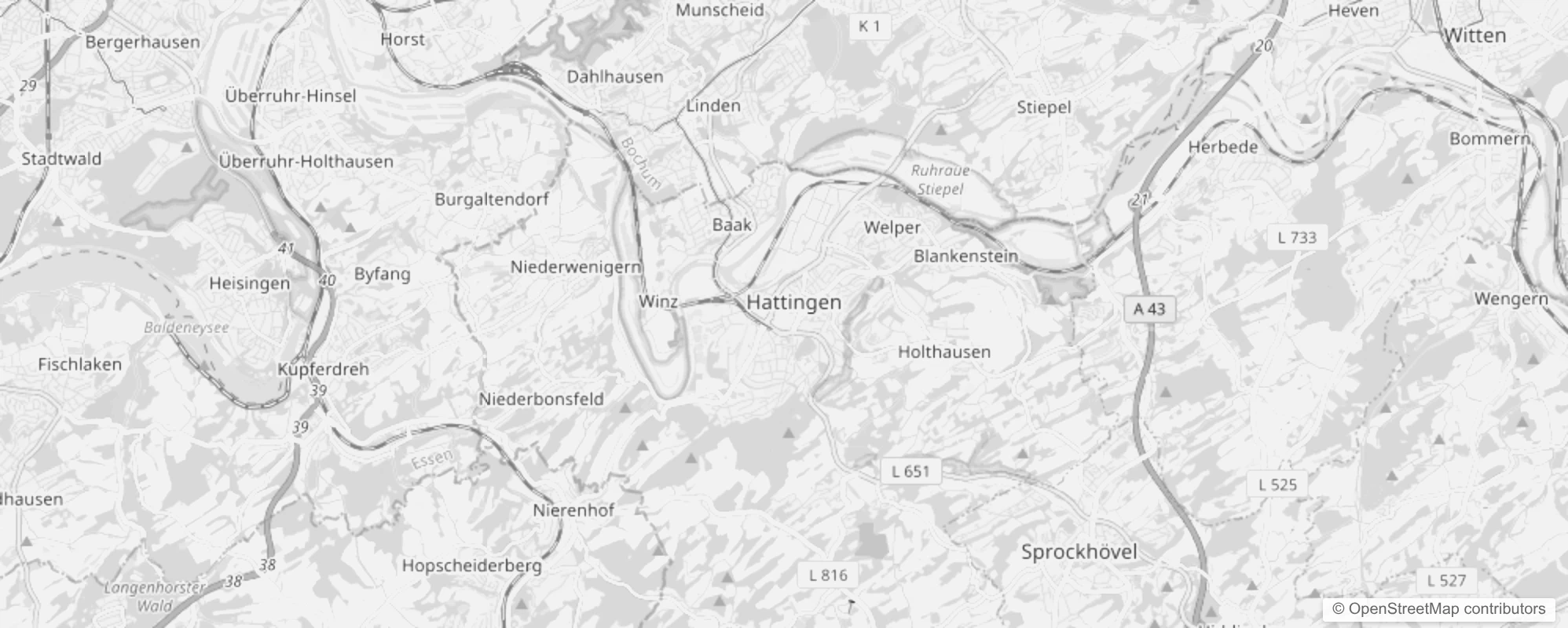 Bild von Stadtteile in Hattingen