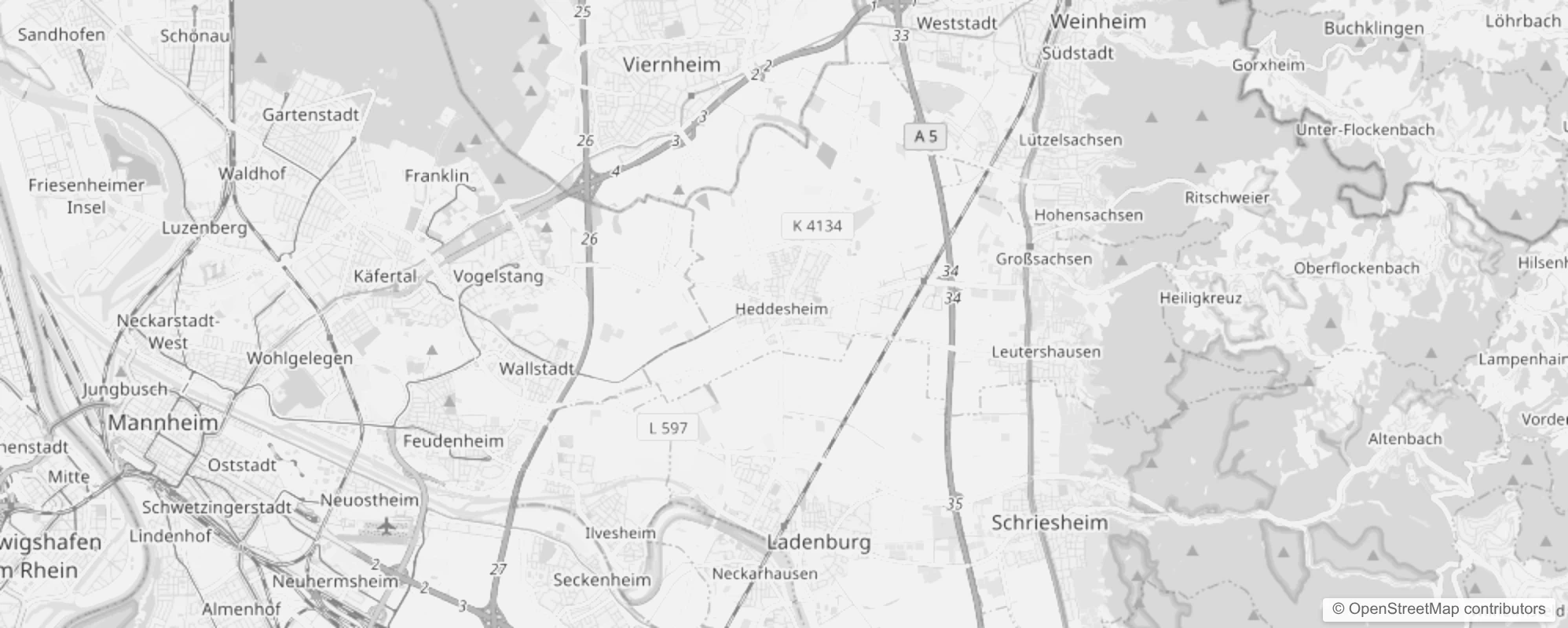 Bild von Stadtteile in Heddesheim