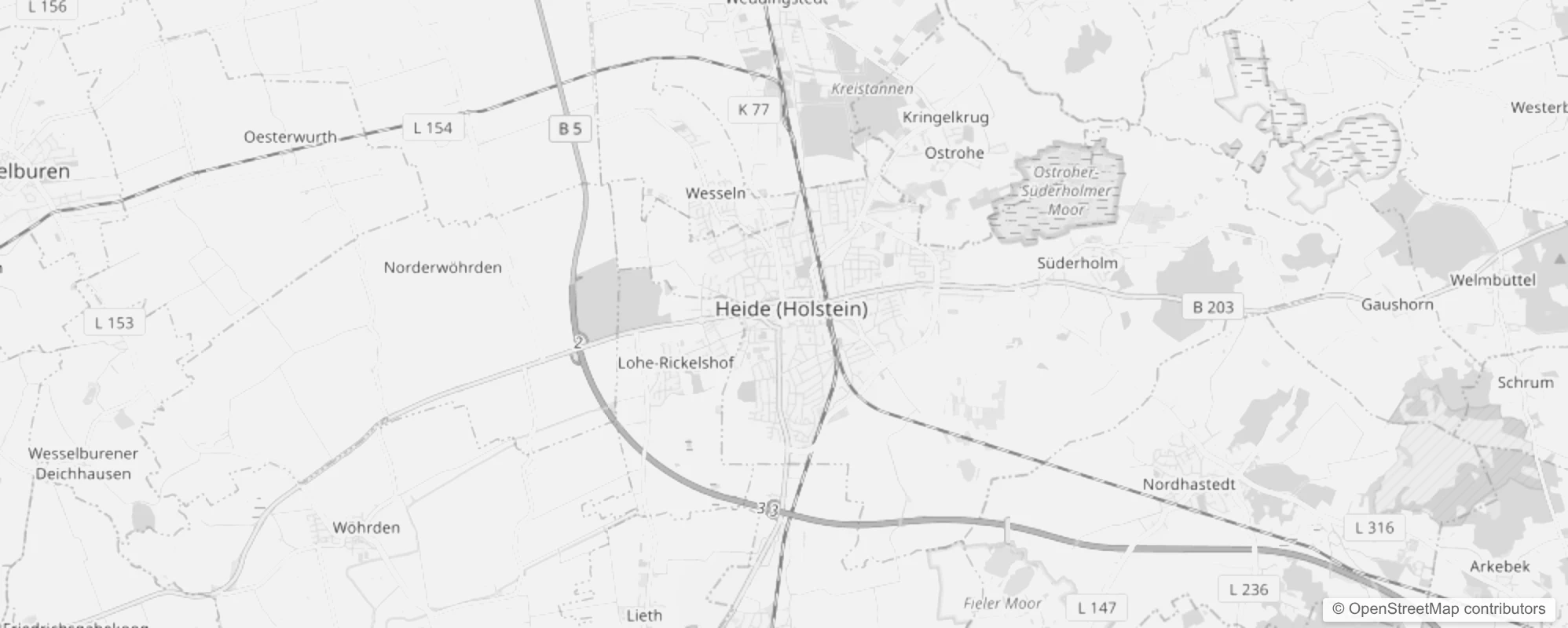 Bild von Stadtteile in Heide