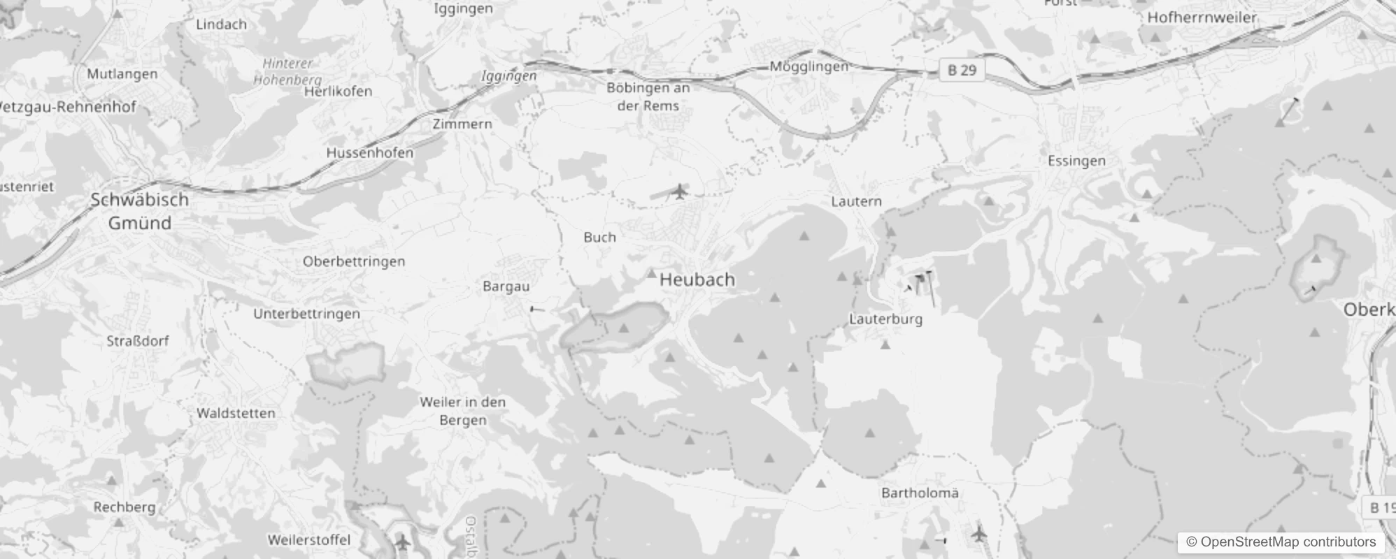 Bild von Stadtteile in Heubach