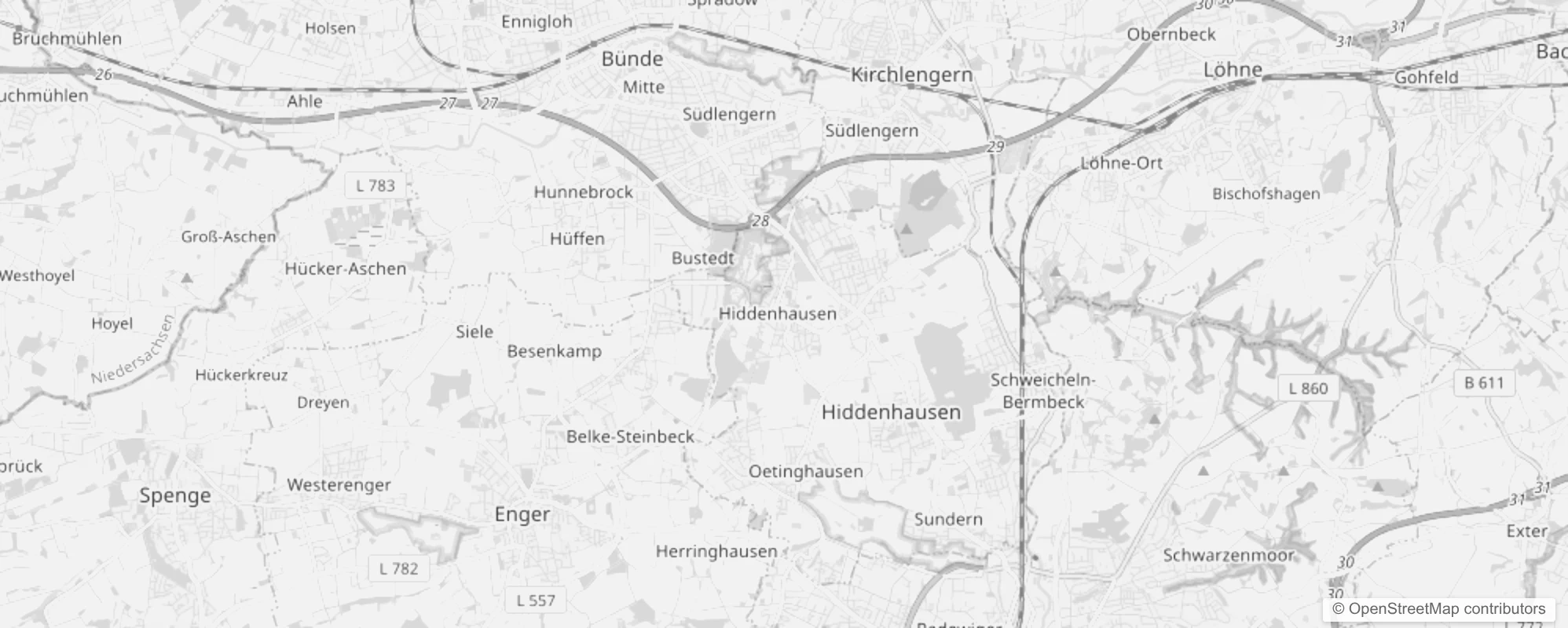 Bild von Stadtteile in Hiddenhausen