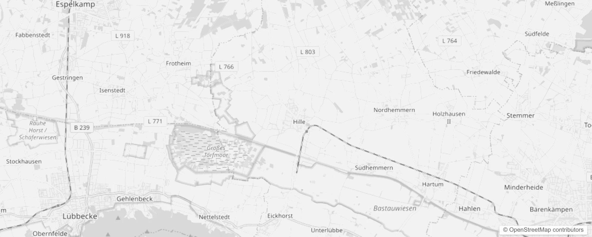 Bild von Stadtteile in Hille