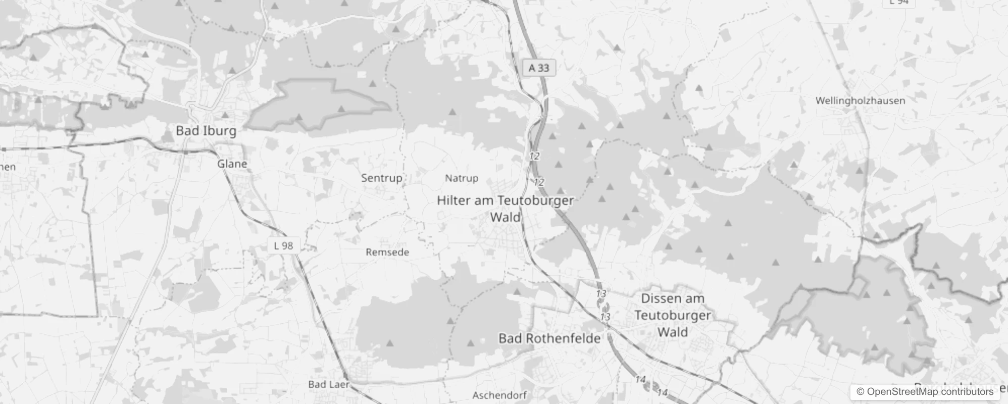 Bild von Stadtteile in Hilter am Teutoburger Wald