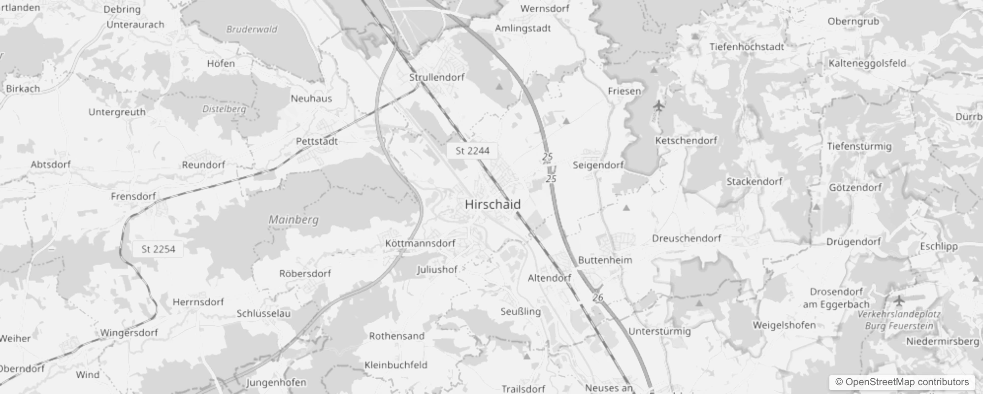 Bild von Stadtteile in Hirschaid