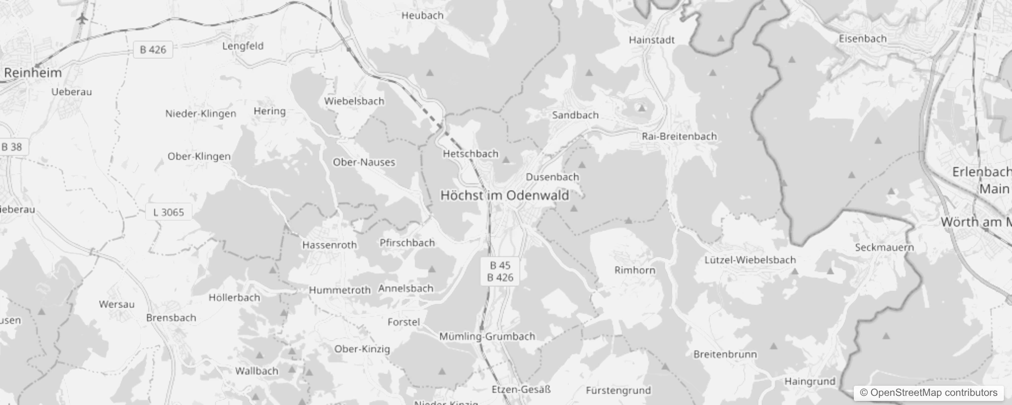 Bild von Stadtteile in Höchst im Odenwald