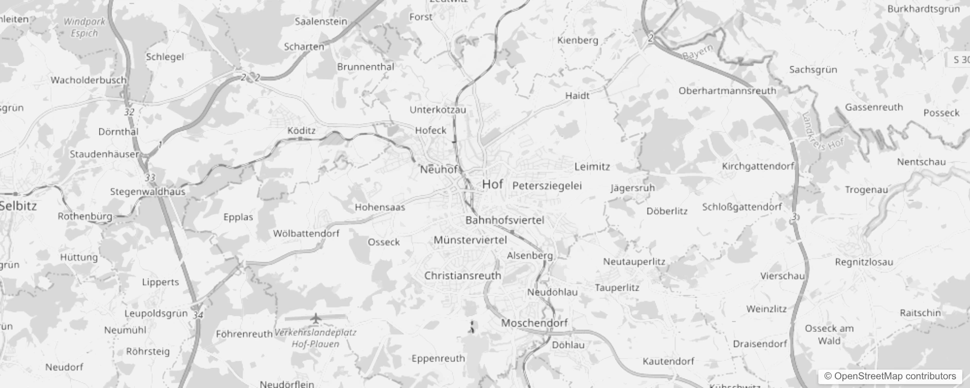 Bild von Stadtteile in Hof