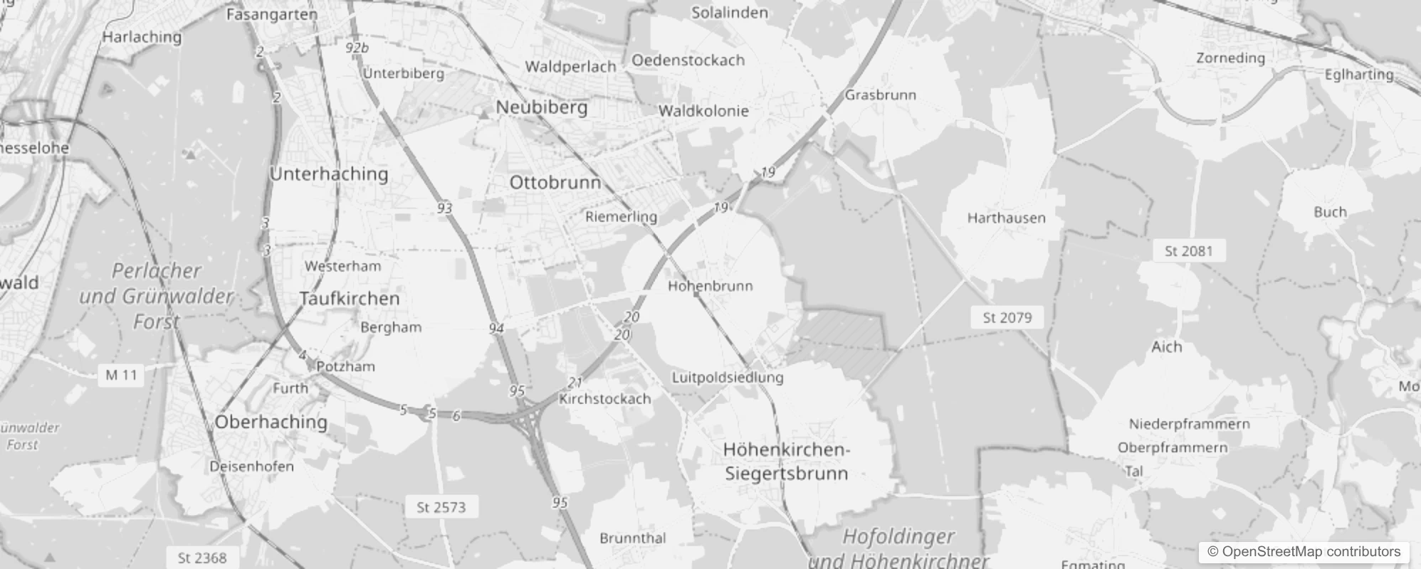 Bild von Stadtteile in Hohenbrunn