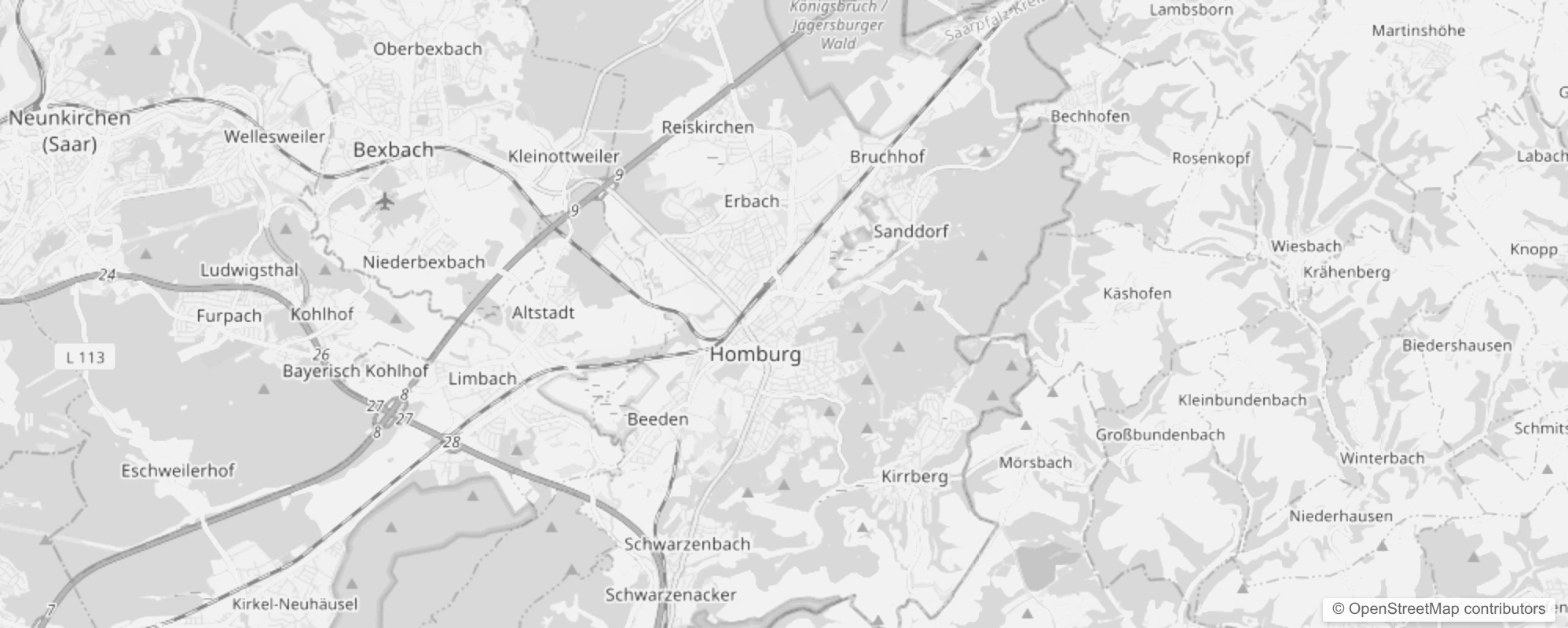 Bild von Stadtteile in Homburg