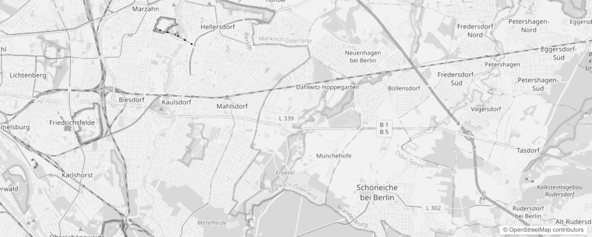Bild von Stadtteile in Hoppegarten