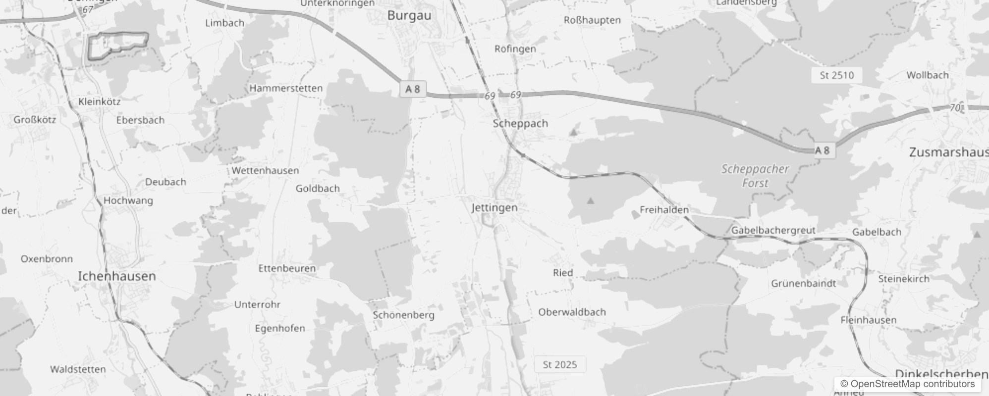 Bild von Stadtteile in Jettingen-Scheppach