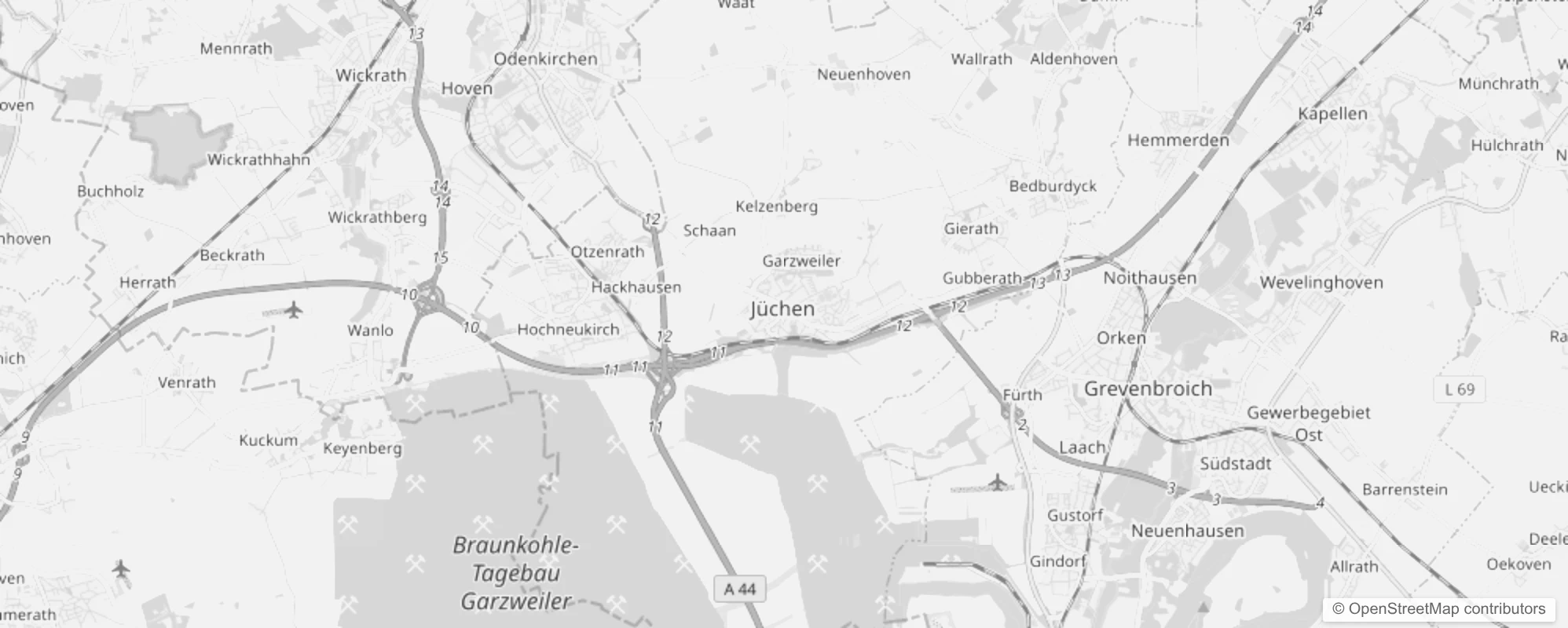 Bild von Stadtteile in Jüchen