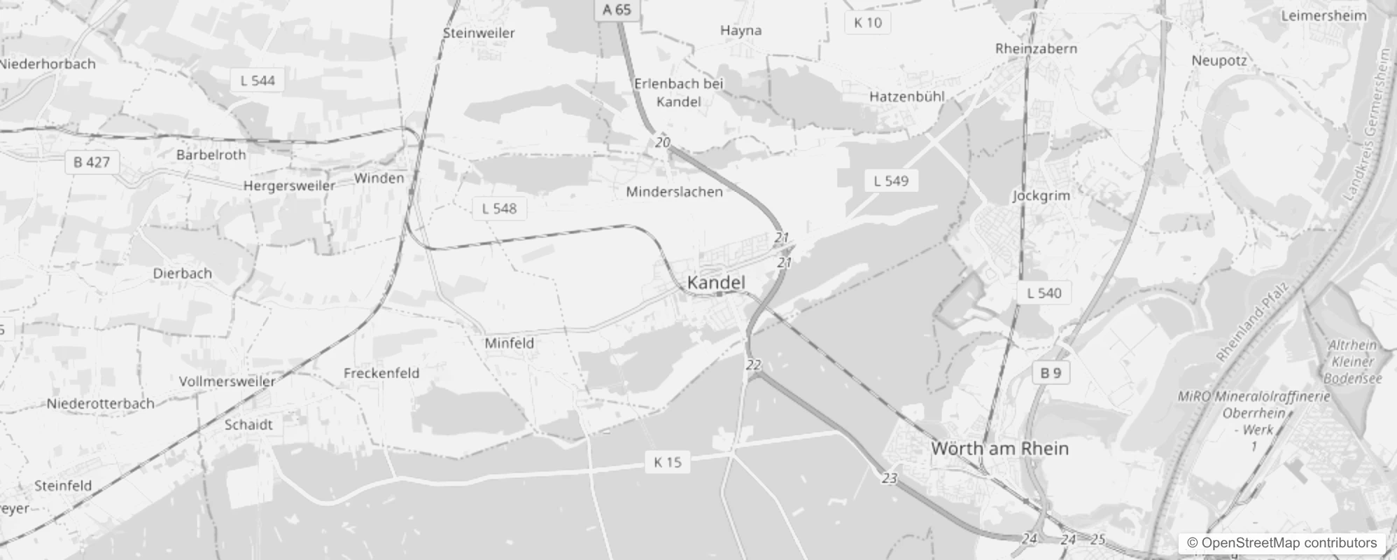 Bild von Stadtteile in Kandel