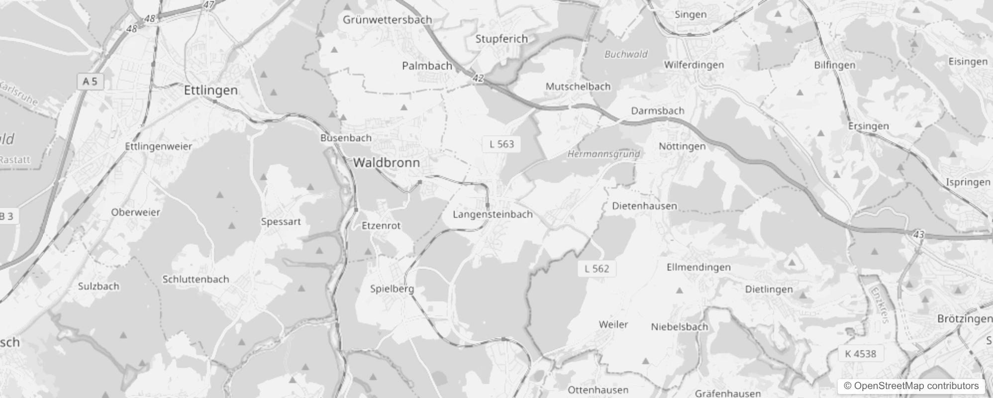 Bild von Stadtteile in Karlsbad