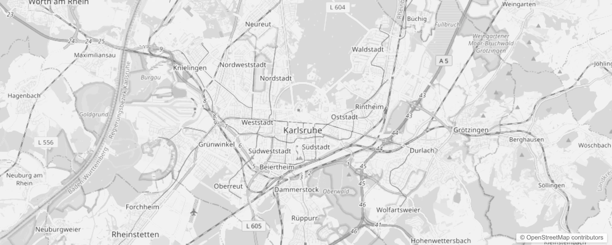 Bild von Stadtteile in Karlsruhe